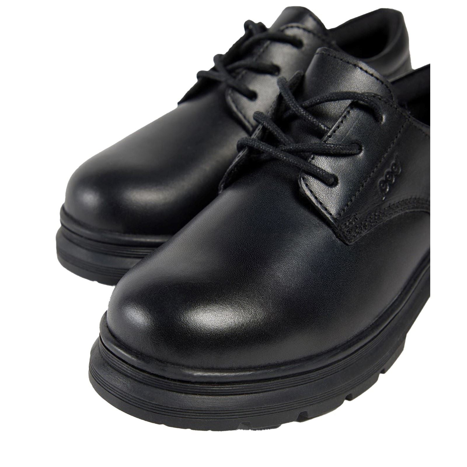 Pod Irene Chaussures Plates Noires Pour Filles En Similicuir