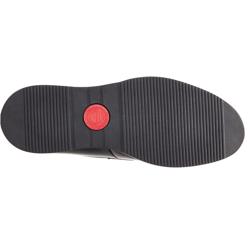 Base London Sid Mocassins Noirs En Cuir Pour Hommes