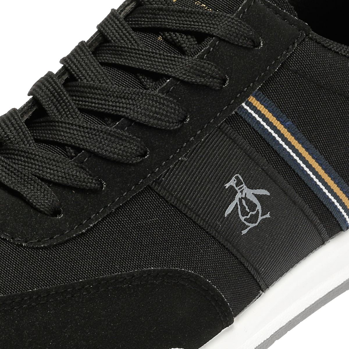 Penguin Gaz Baskets Noires Pour Hommes