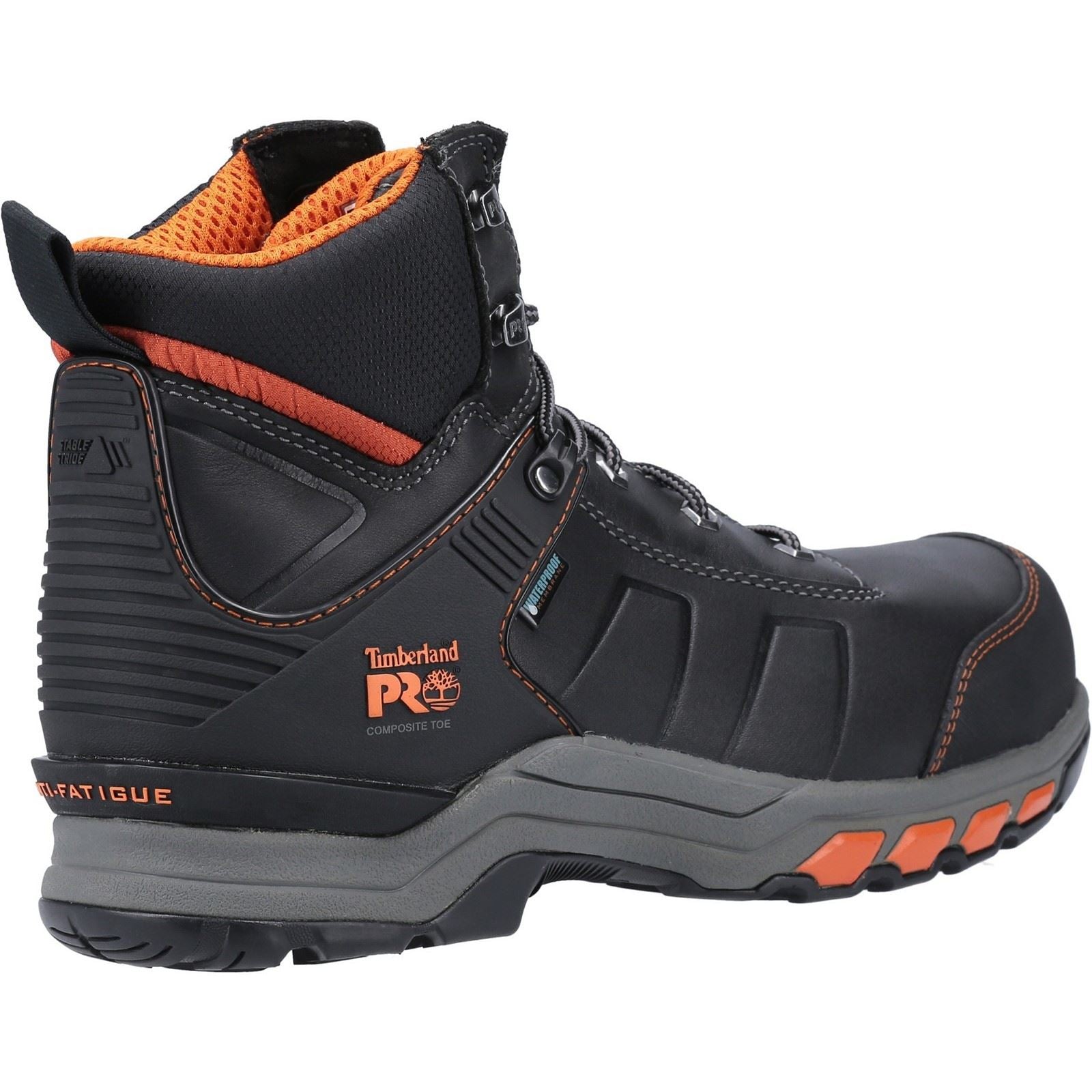 Timberland Pro  Bottes De Sécurité En Cuir Hypercharge Noires/Oranges