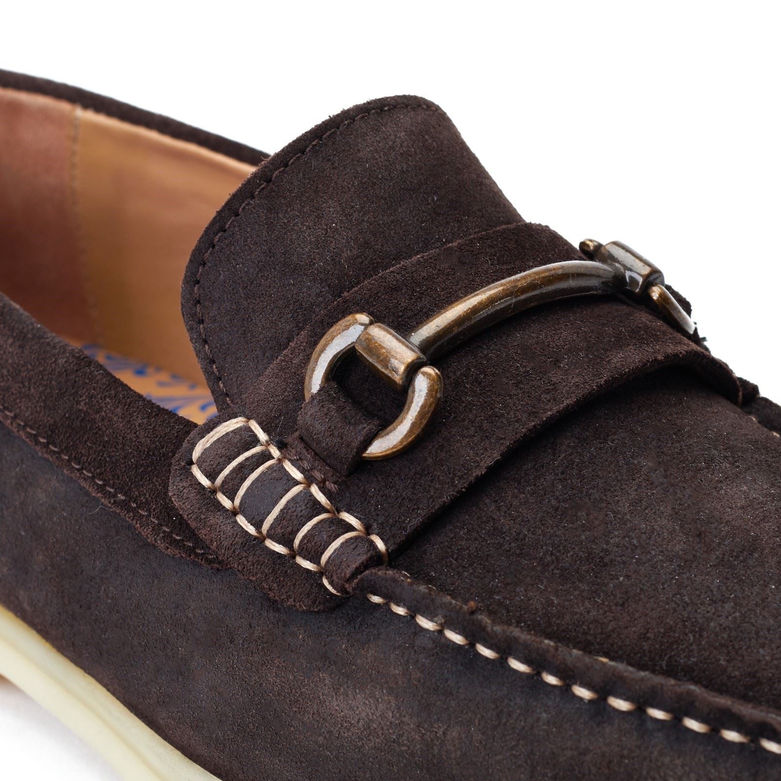 Base London Snapper Chaussures Loafers Marron Brûlé Pour Hommes En Cuir