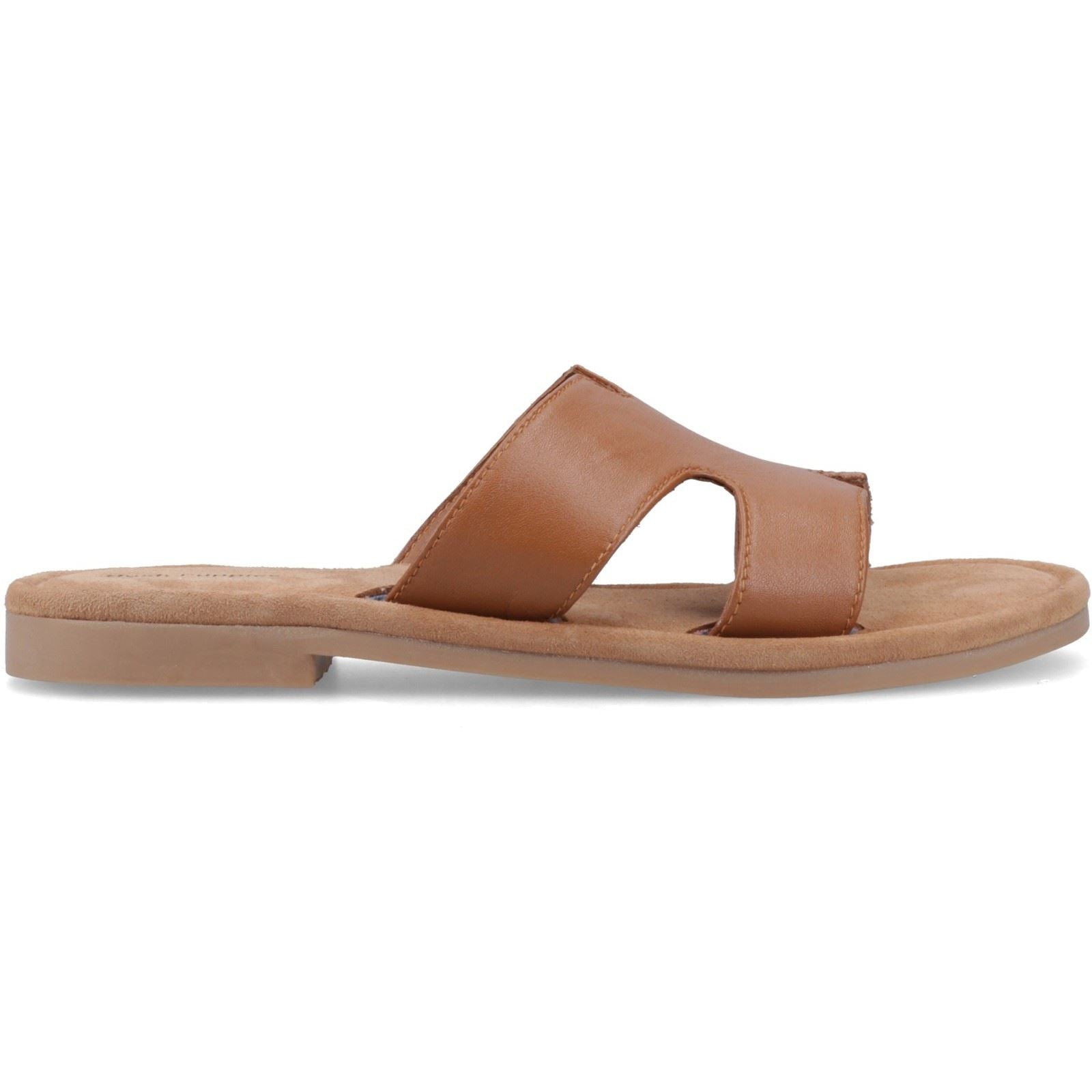 Hush Puppies Azalea Mule Sandales En Cuir Pour Femmes Couleur Caramel