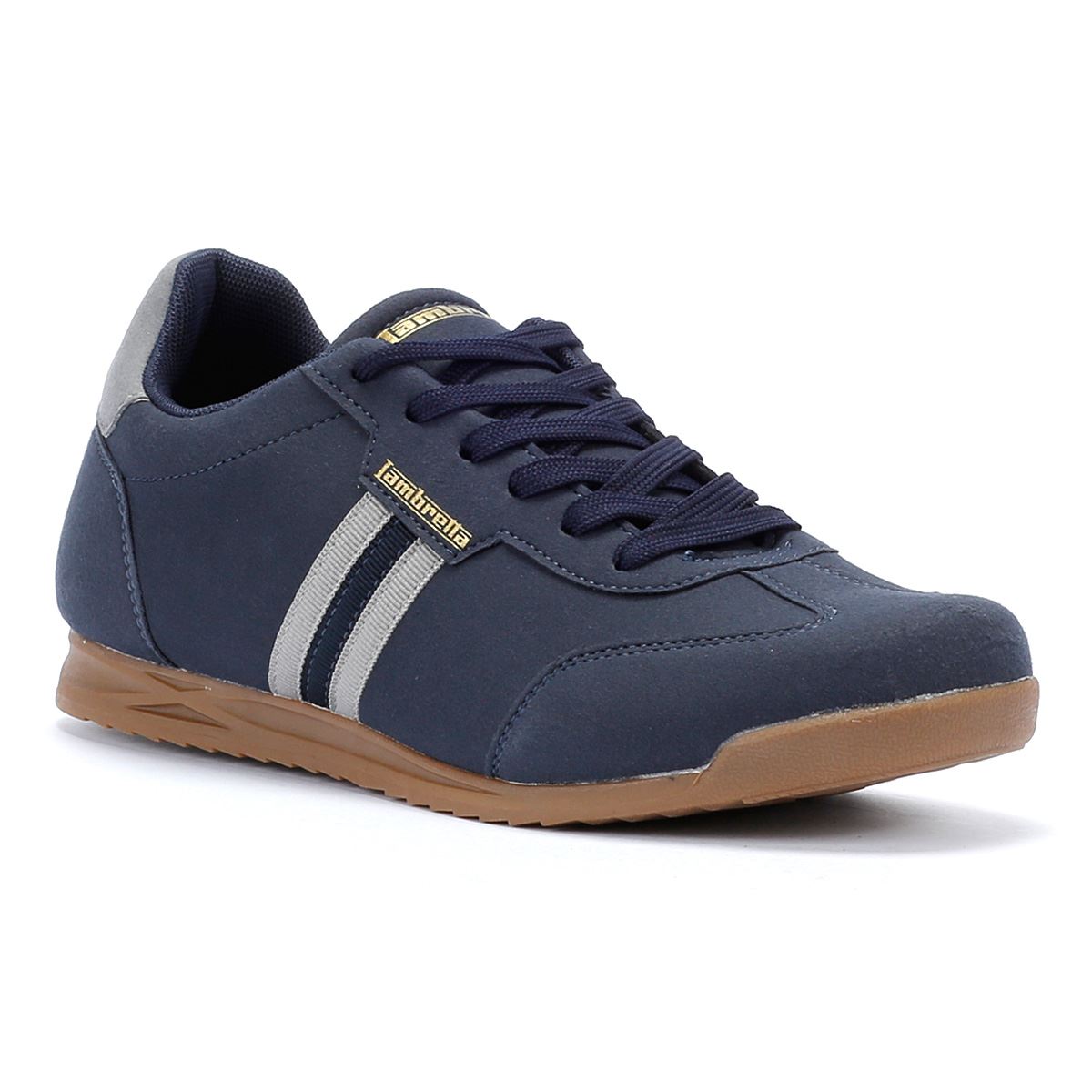 Lambretta Tackle Sneakers Homme Bleu Marine