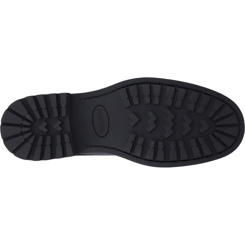 Hunter Cawdor Chaussures Richelieu Pour Hommes En Cuir Noir