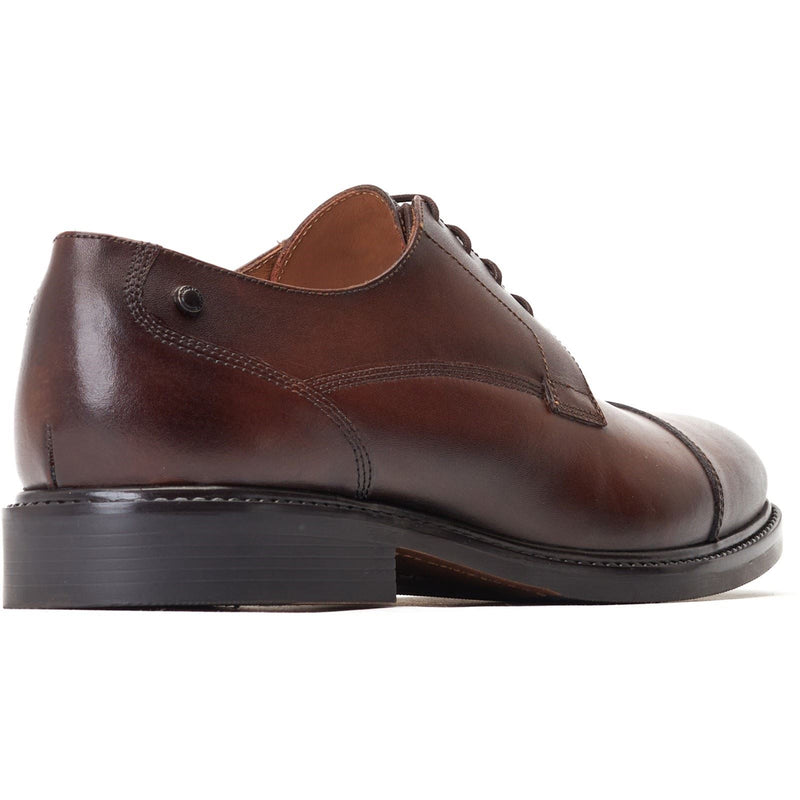 Base London Magnus Chaussures Oxford Brunes Brûlées En Cuir Pour Hommes
