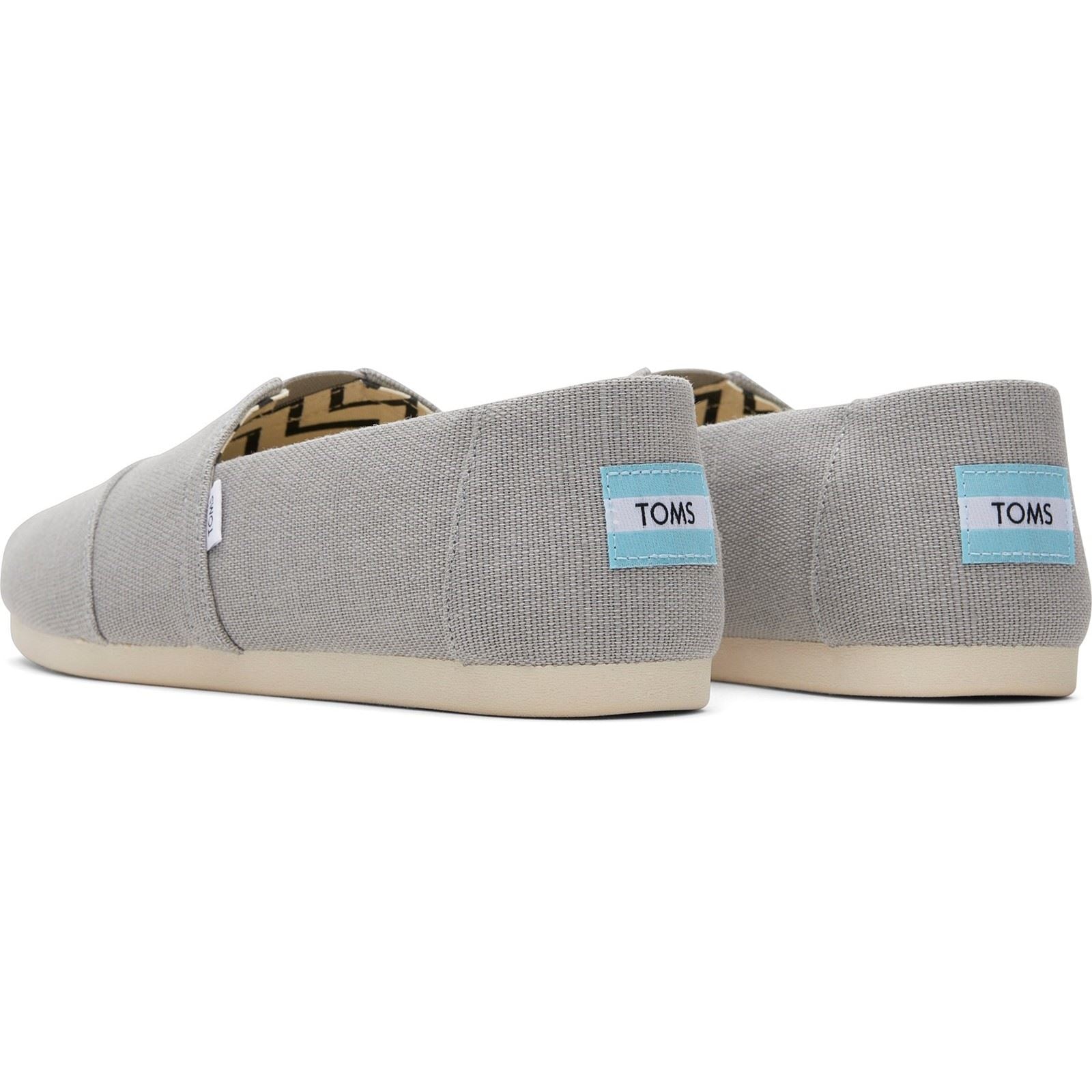 TOMS Alpargata Classic Espadrilles En Coton Pour Hommes Gris Craie