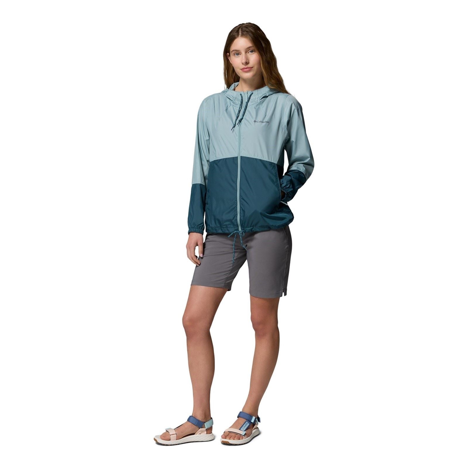 Columbia Flash Forward II Vestes Coupe-Vent Bleues Pour Femmes