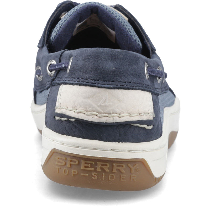 Sperry Billfish 3 Eye Chaussures Bateau Pour Hommes En Cuir Bleu Marine