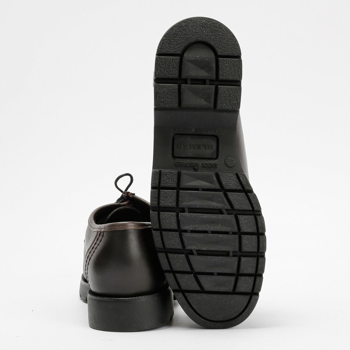 Kleman Padror Chaussures En Cuir Pour Hommes Brunes À Lacets