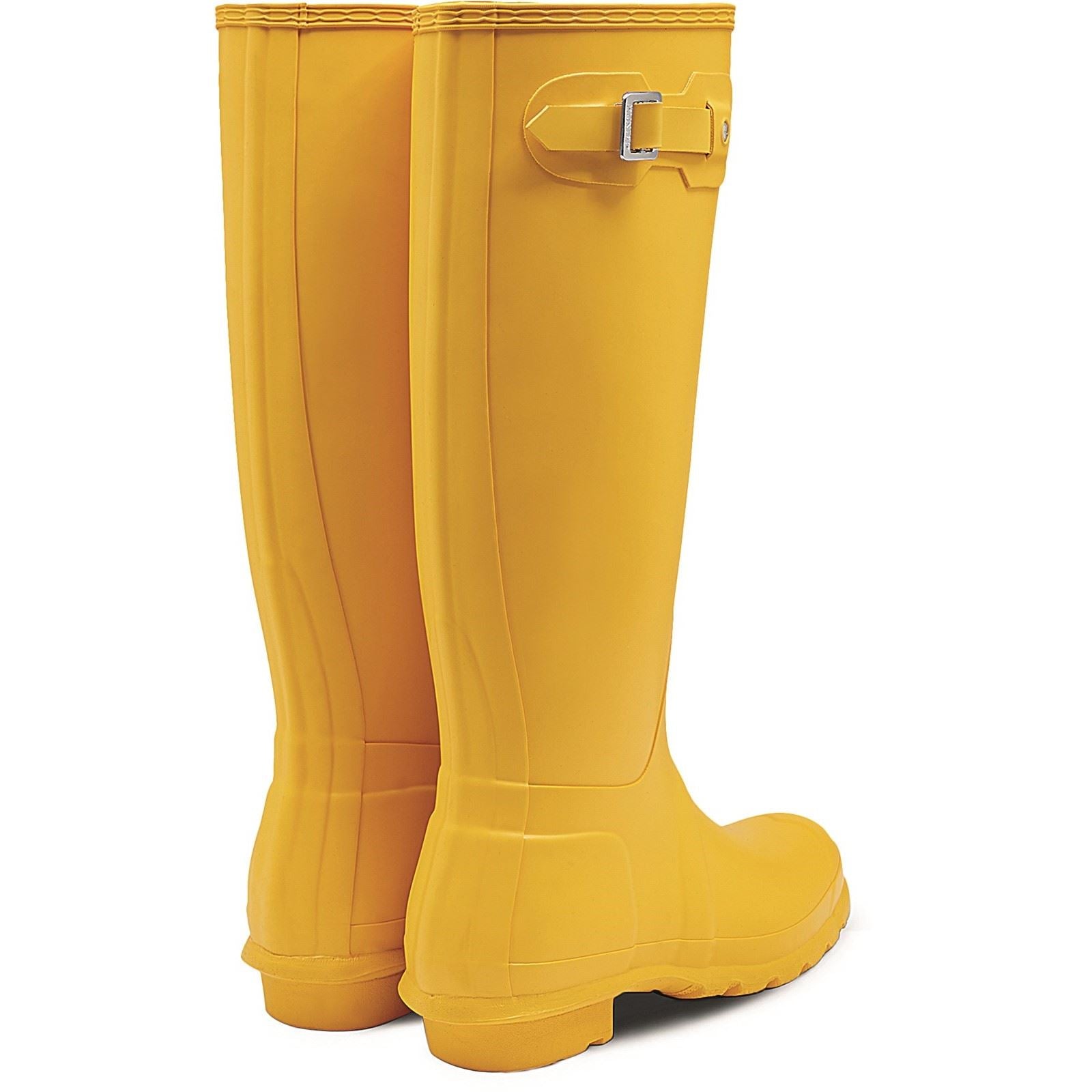 Hunter Original Tall Bottes En Caoutchouc Jaunes Pour Femmes