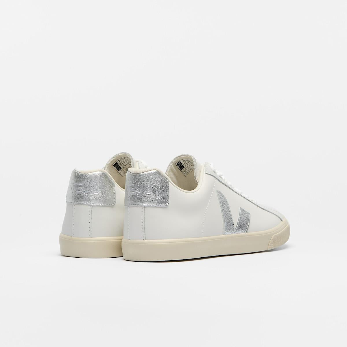 Veja Esplar Baskets Blanches En Cuir Pour Femmes