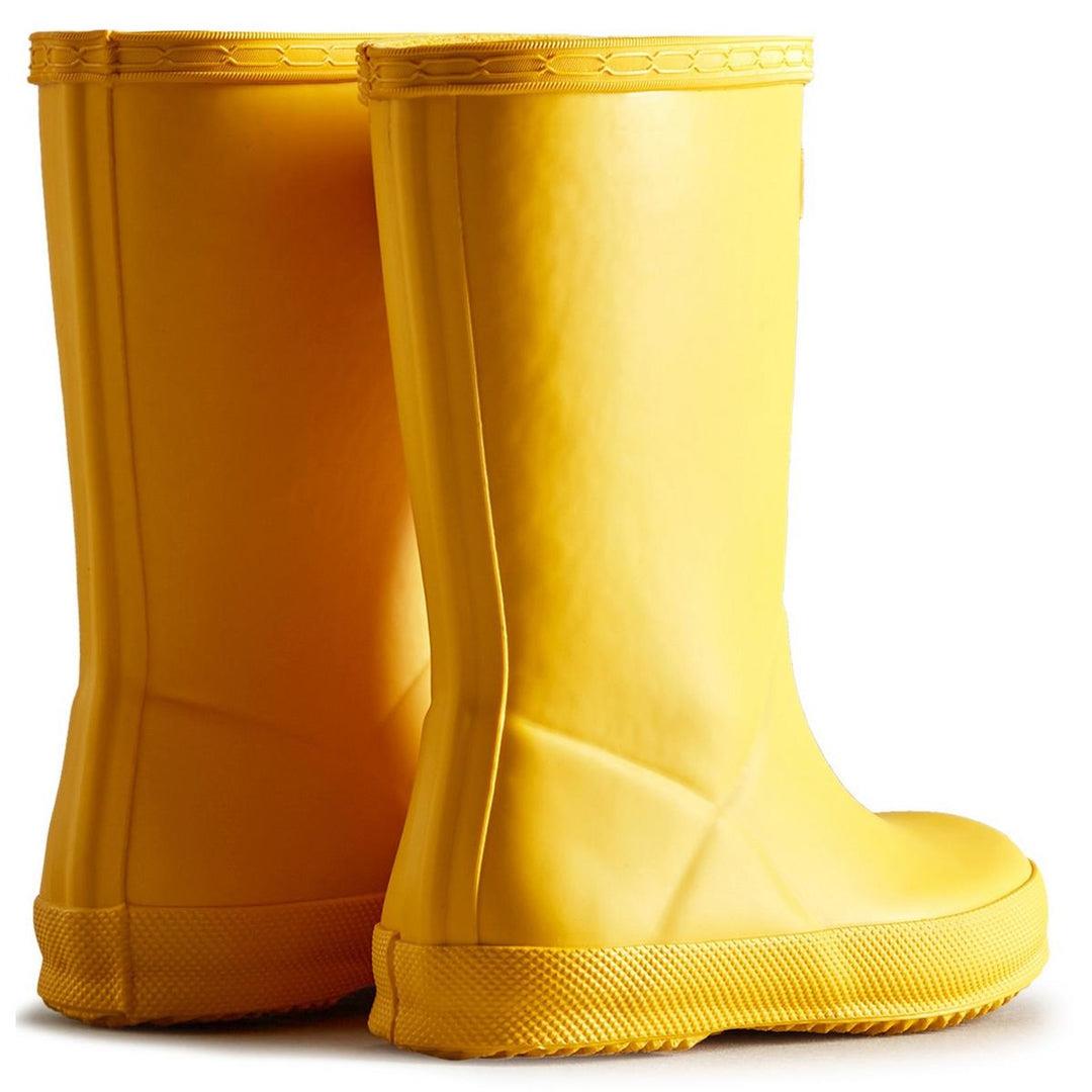Hunter Kids First Bottes En Caoutchouc Unisexe Pour Enfants Jaunes