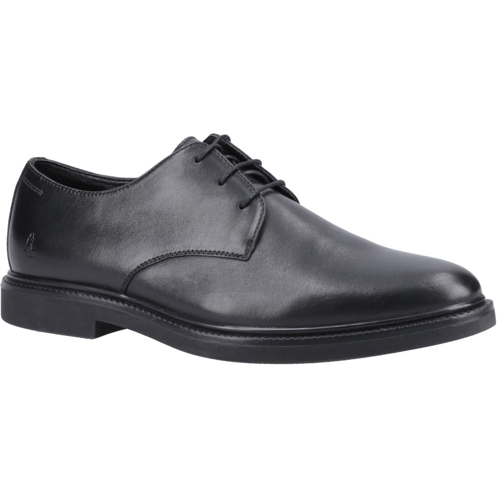 Hush Puppies Kye Chaussures En Cuir Noir À Lacets Pour Hommes