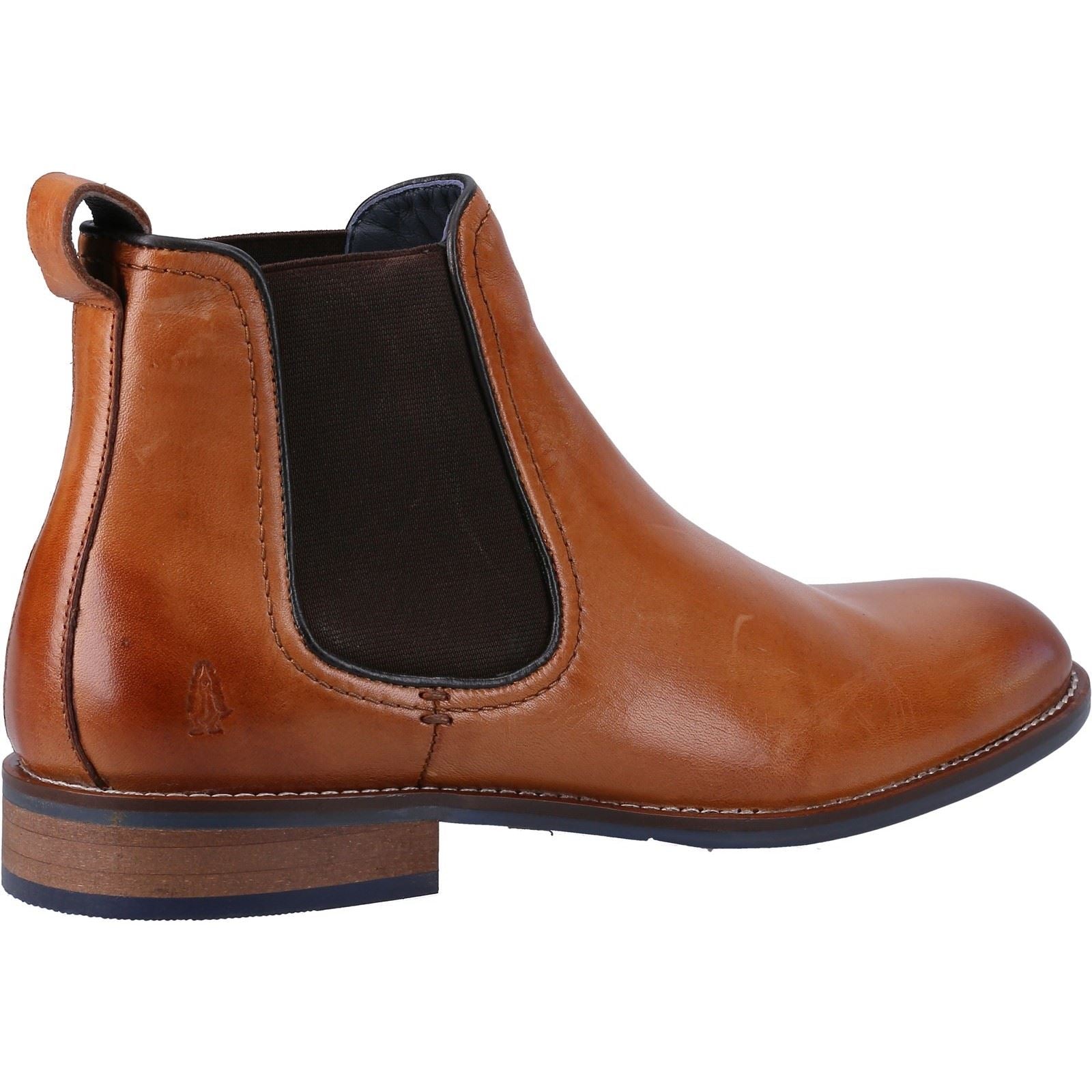 Hush Puppies Diego Chelsea Bottes En Cuir Pour Homme Couleur Tan