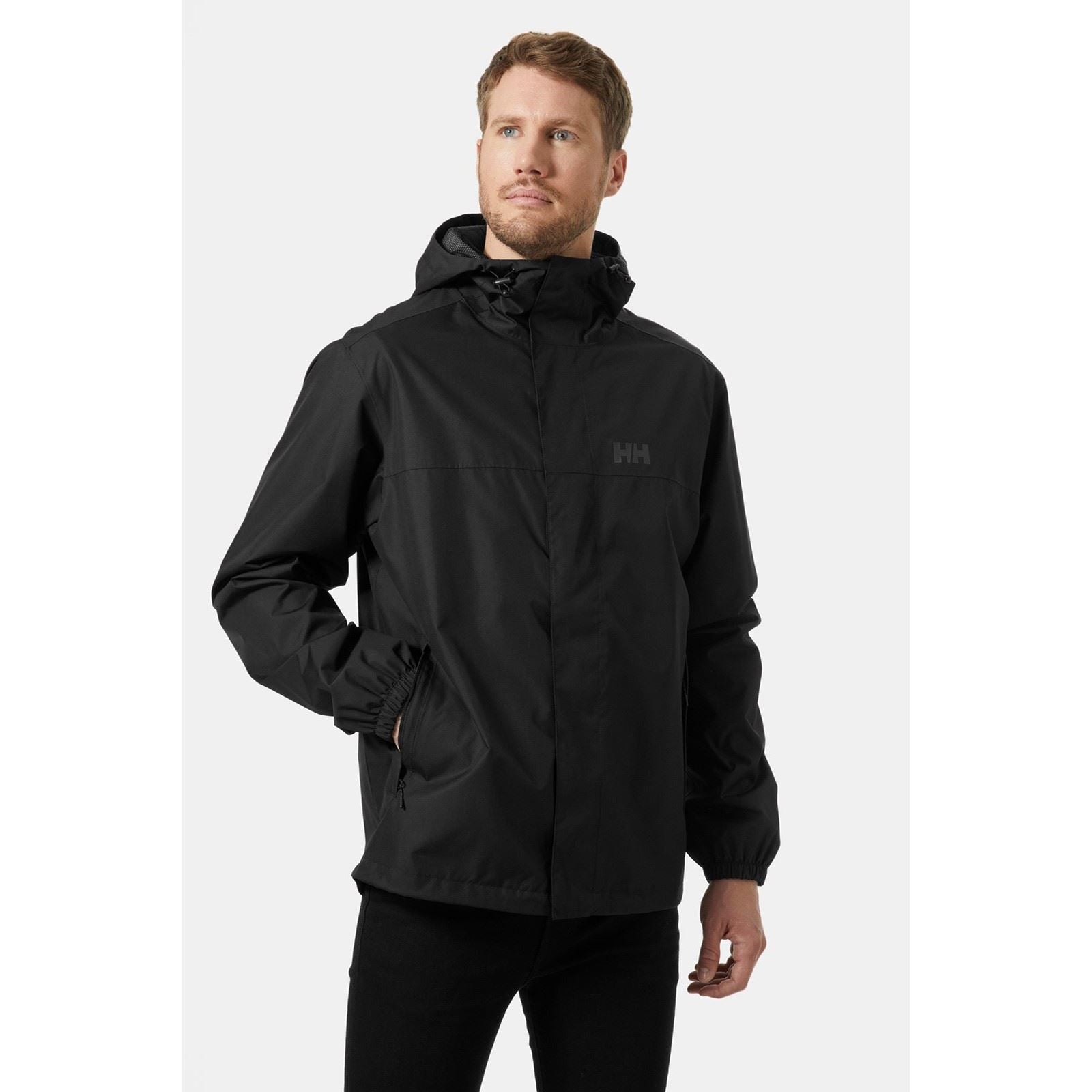 Helly Hansen Sport Vancouver Rain Jacket Veste De Pluie Noire Pour Hommes
