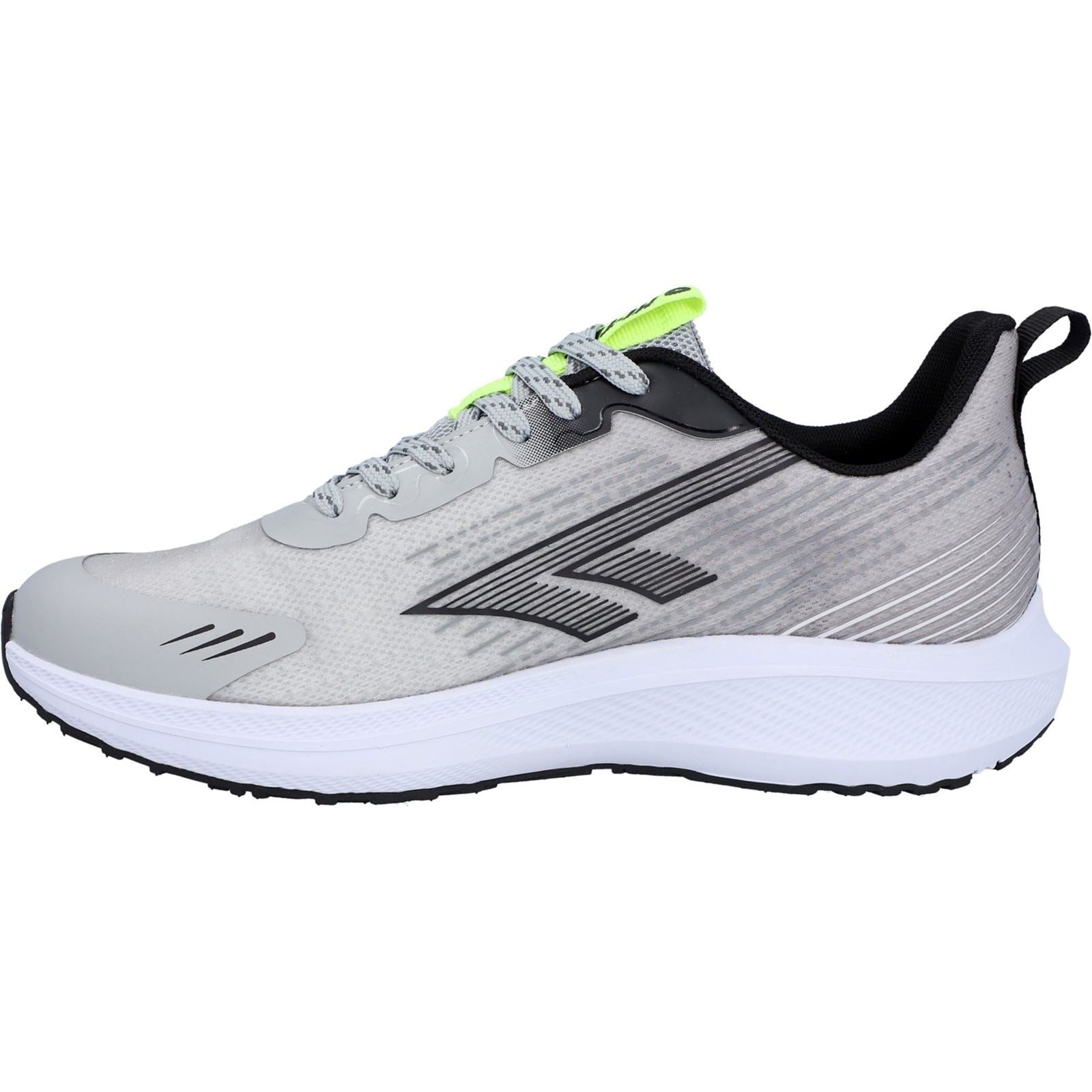 Hi-Tec Santorini Sneakers Pour Hommes En Polyester Cool Grey/black/acid Lime