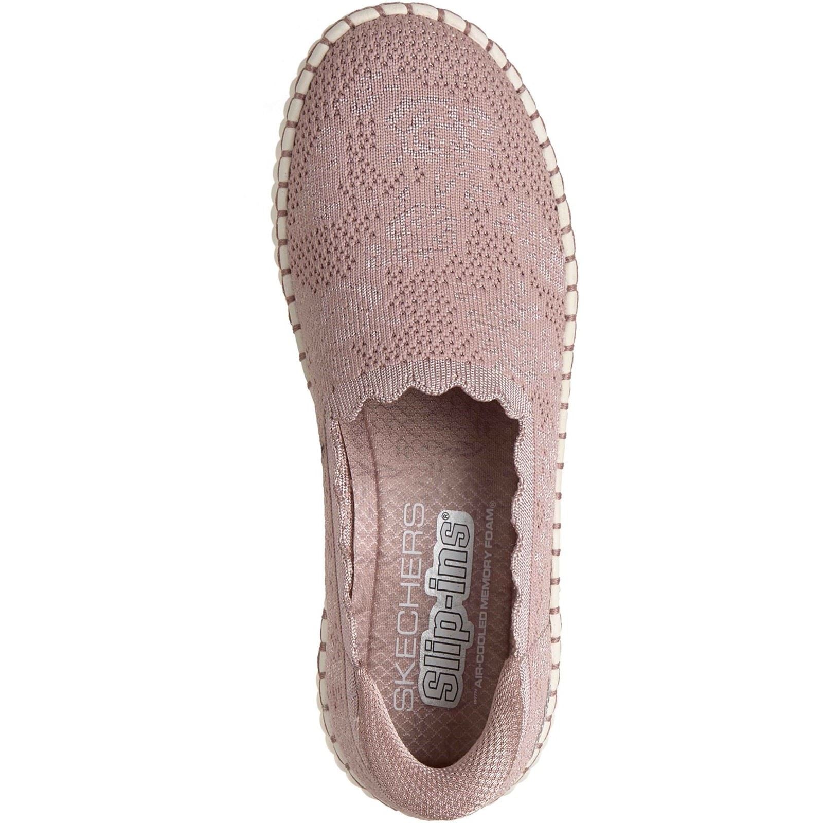 Skechers Wilshire Boulevard Baskets Mauves En Polyester Pour Femmes