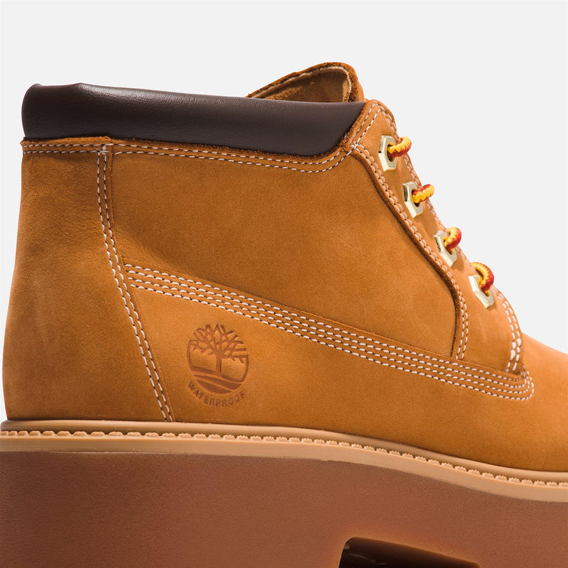 Timberland Stone Street Nellie Bottes En Cuir Jaune Pour Femme