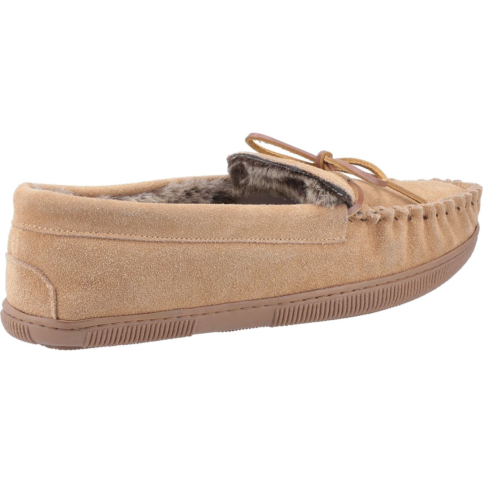 Hush Puppies Ace Chaussons Pour Hommes En Daim Couleur Beige