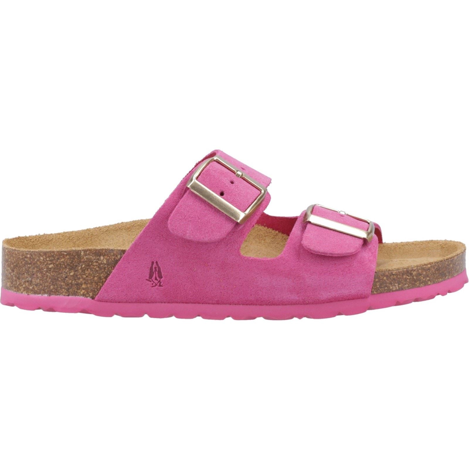 Hush Puppies Blaire Sandales Fuchsia Pour Femmes En Suède