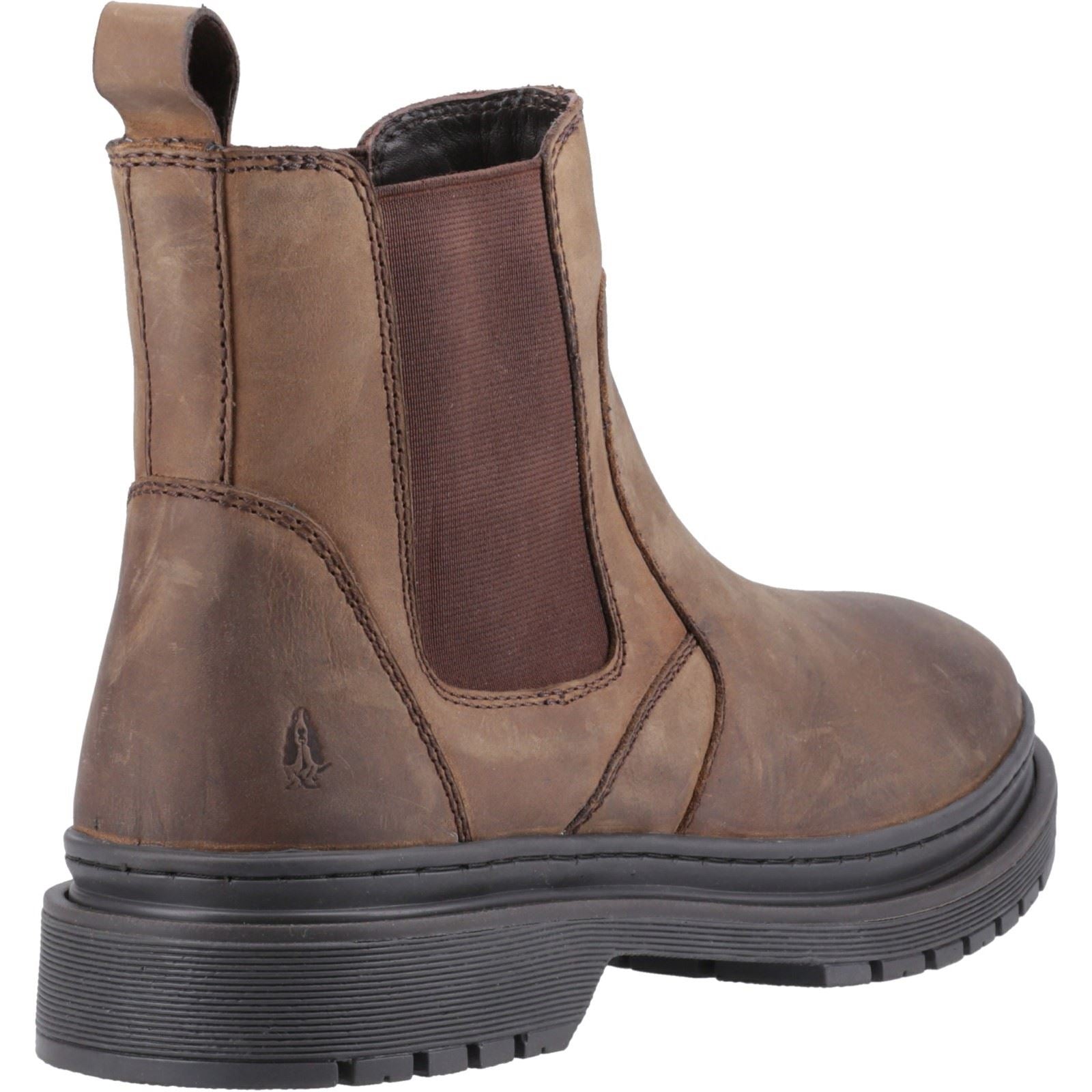 Hush Puppies Jamie Bottes En Cuir Marron Pour Homme