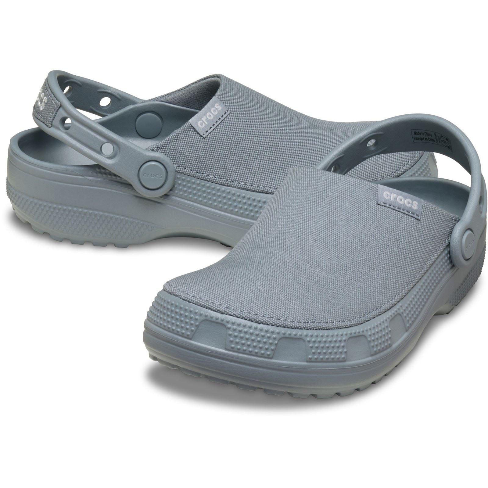 Crocs Classic Crafted Sabots En Béton Pour Femmes En Textile