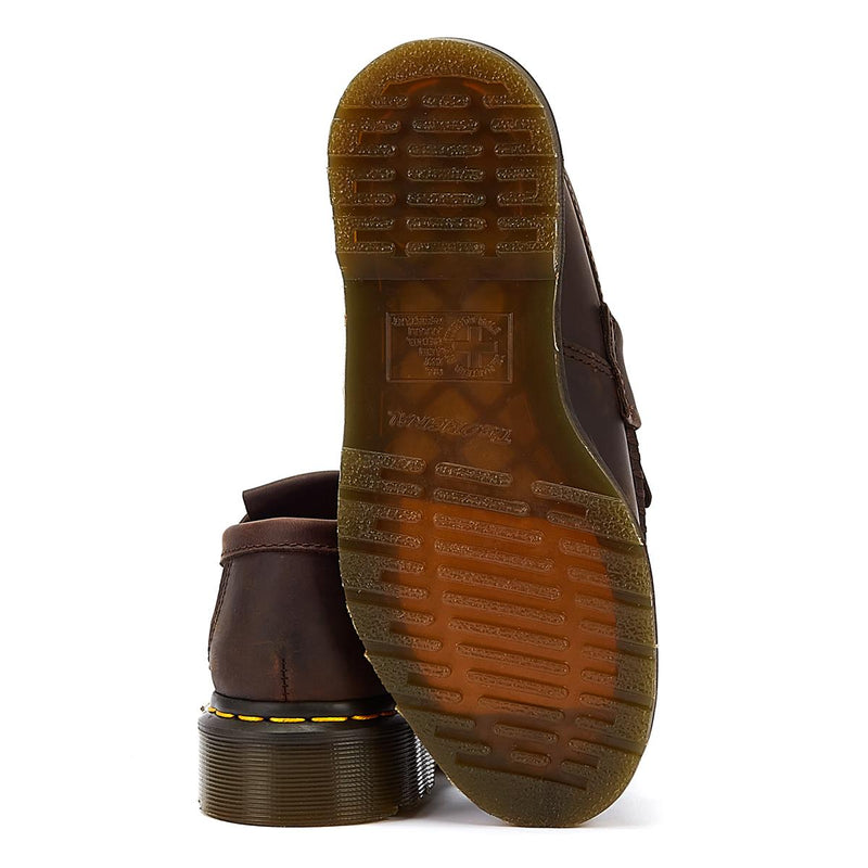 Dr. Martens Adrian Crazy Horse Mocassins marron