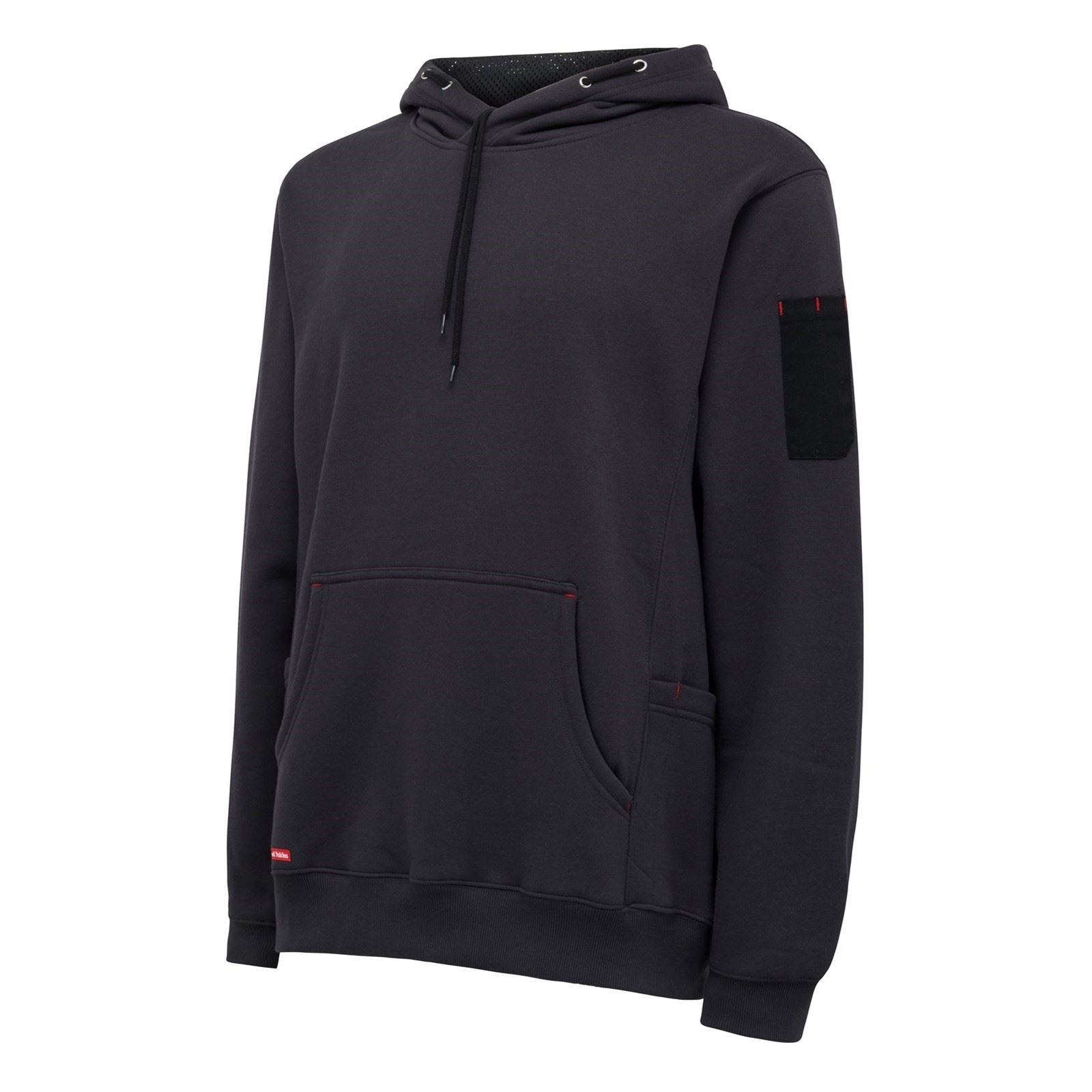 Hard Yakka Brushed Fleece Sweat À Capuche Gris En Polyester Pour Homme