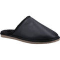 Hush Puppies Coady Chaussons Noirs Pour Homme En Daim