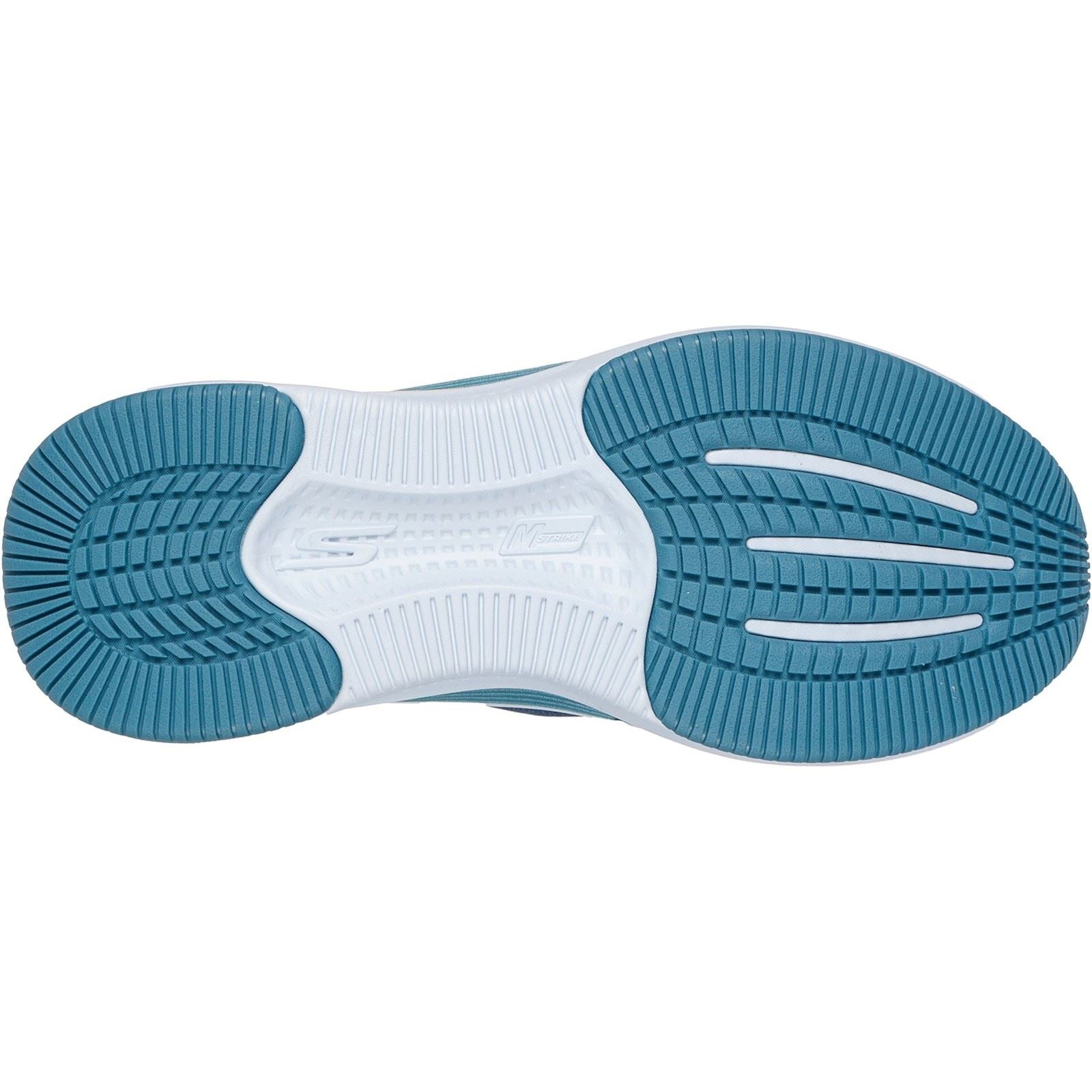 Skechers Performance Go Run Elevate 2.0 Banyan Chaussures De Sport Pour Femmes En Textile Bleu Marine/Vert D'eau