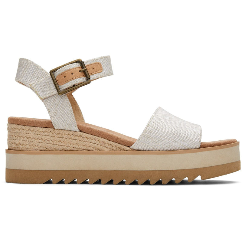 TOMS Diana Compensées Naturelles Pour Femmes
