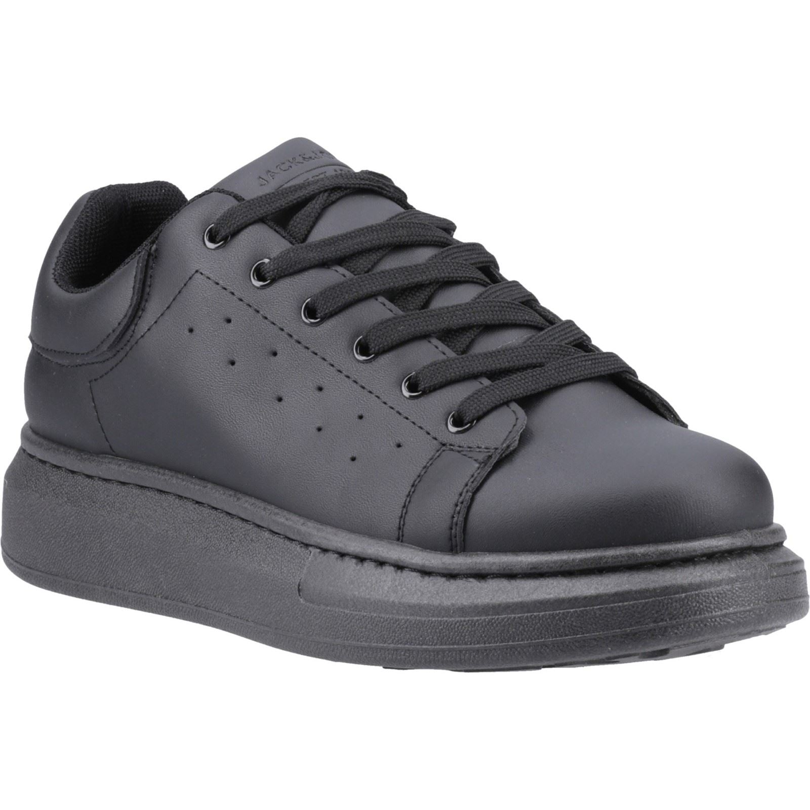 Jack & Jones Bolton Sneakers Noires Pour Hommes En Synthétique