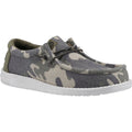 HEYDUDE Wally Washed Camo Chaussures Bateau Camouflage Pour Hommes