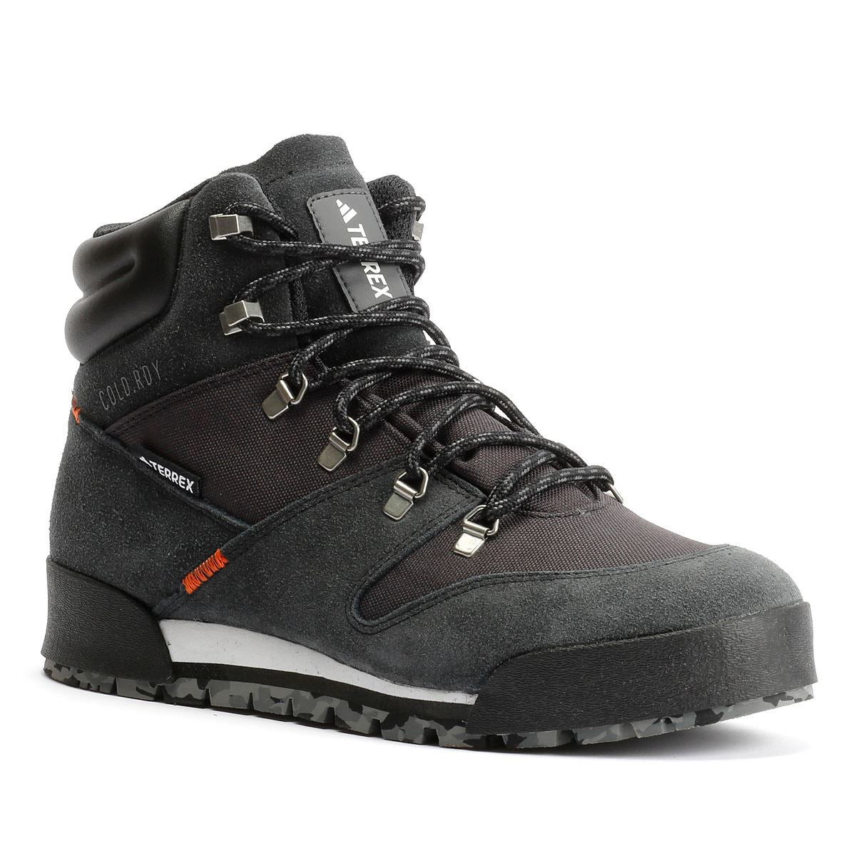 Adidas Terrex Snowpitch COLD.RDY Bottes Noires Pour Hommes En Suede