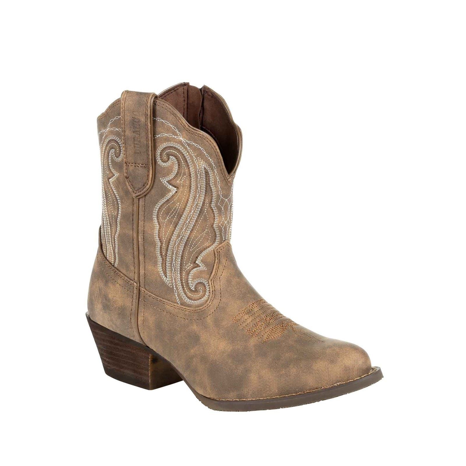 Durango Crush Bottes En Cuir Pour Femmes Driftwood