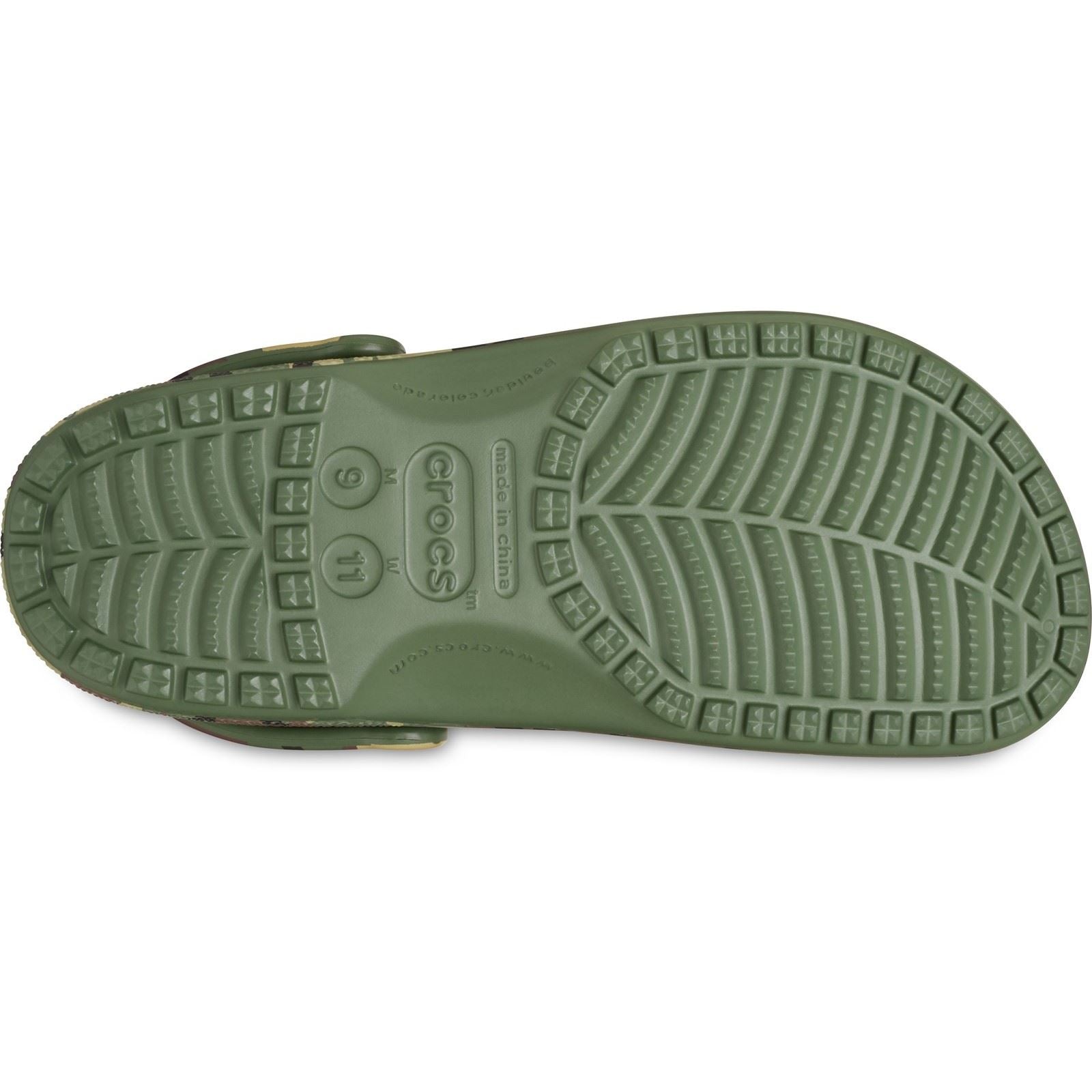 Crocs Classic Camouflage Sabots Verts Armée Pour Hommes En Eva