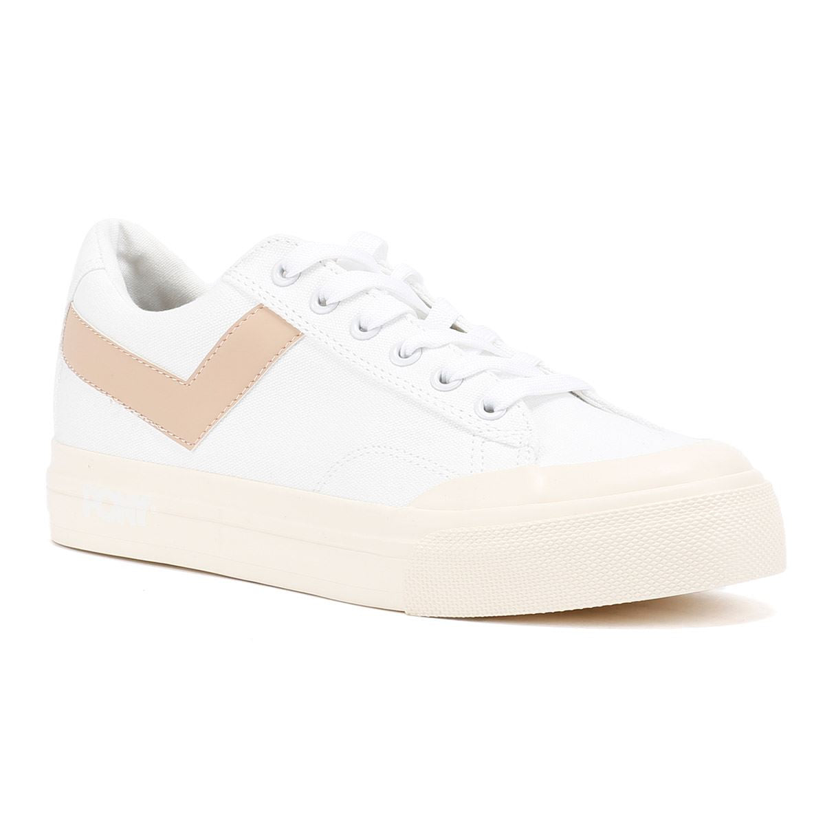 Pony Slam Dunk Lo Baskets Blanches