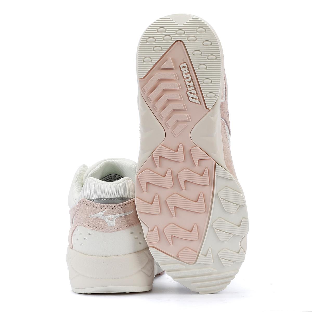Mizuno Contender Baskets En Daim Rose Cristal/Rose Cristal/Neige.