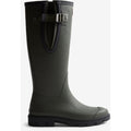 Hunter Downpour Adjustable Boot Bottes En Caoutchouc Pour Femmes, Couleur Olive Foncé/Noir