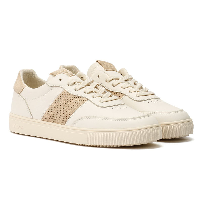 Clae Davis Baskets Blanches Pour Homme