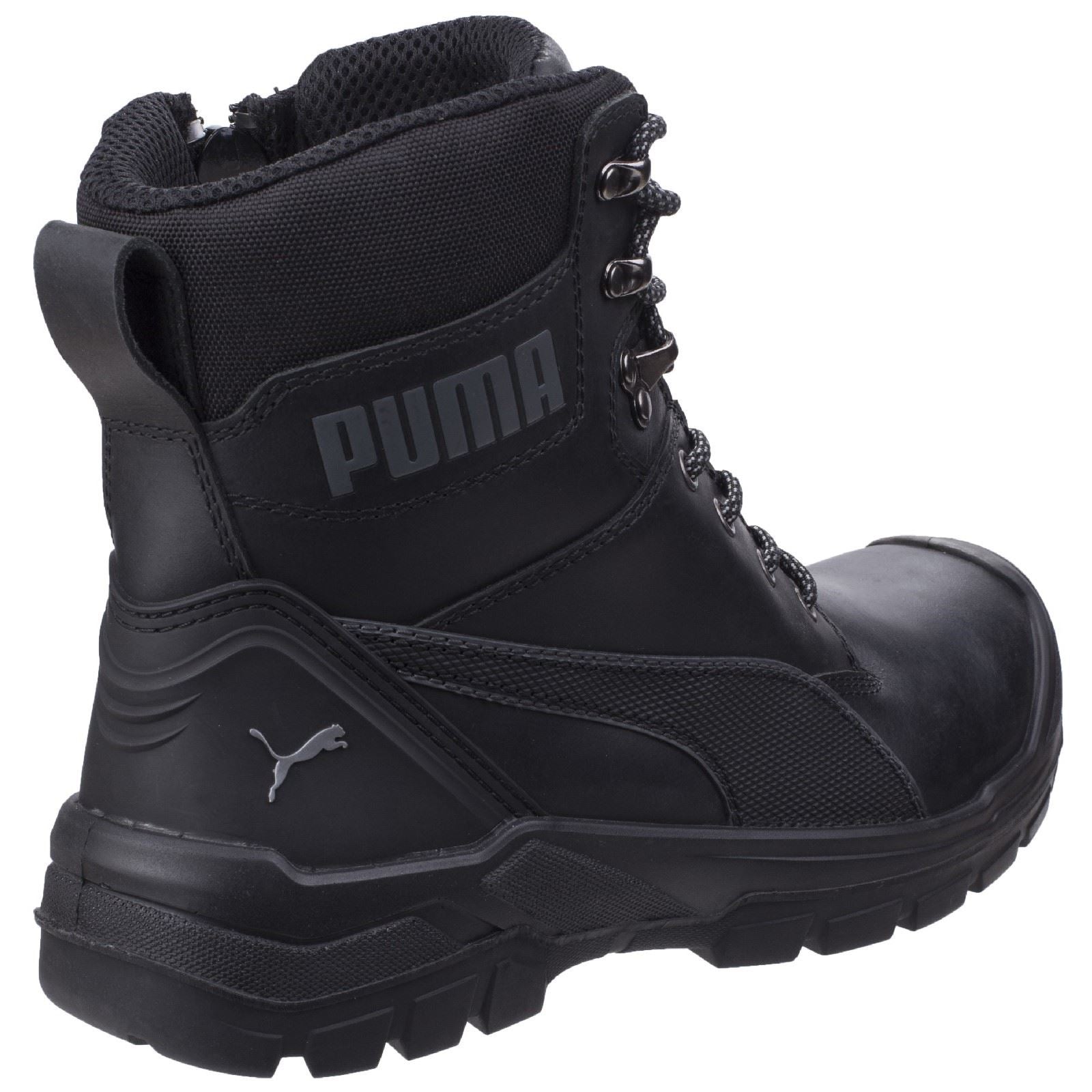 Puma Safety  Bottes De Sécurité En Cuir Noir Conquest 630730
