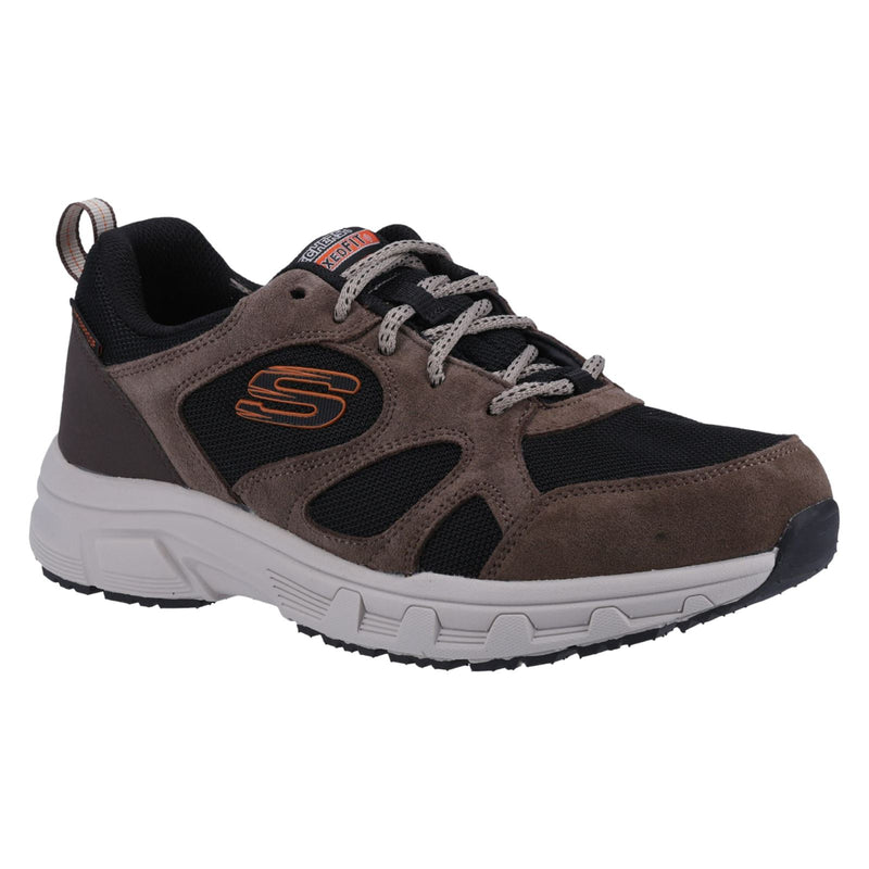 Skechers Oak Canyon Sunfair Bottes De Randonnée En Cuir Pour Hommes, Marron/Noir