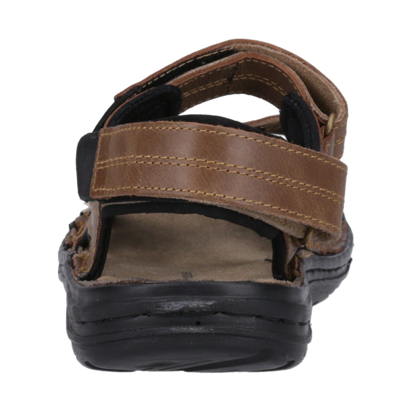 Hush Puppies Alistair Sandales Pour Hommes En Cuir Marron