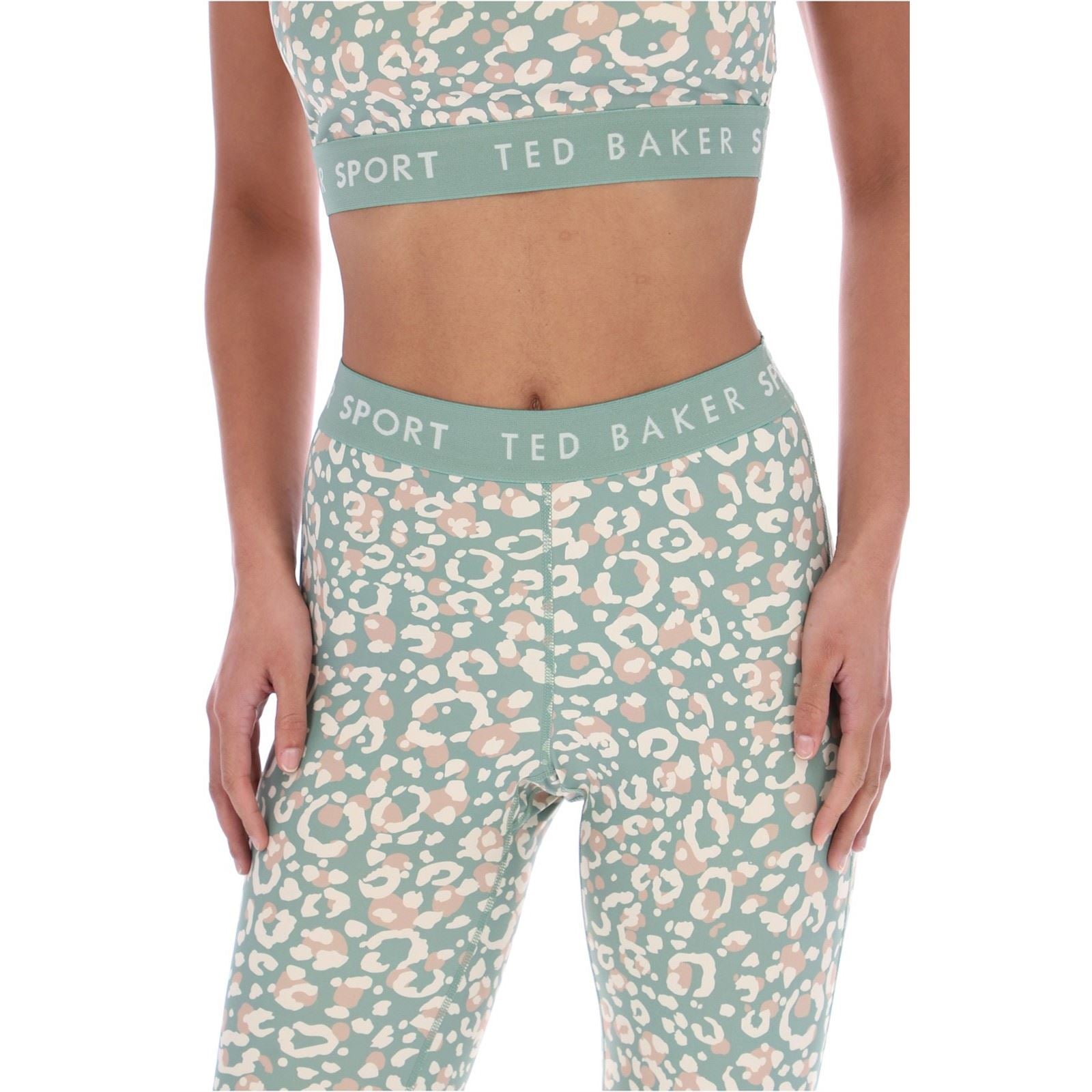 Ted Baker APPLE TBWLS2636 Leggings De Sport Pour Femmes En Polyester Verts