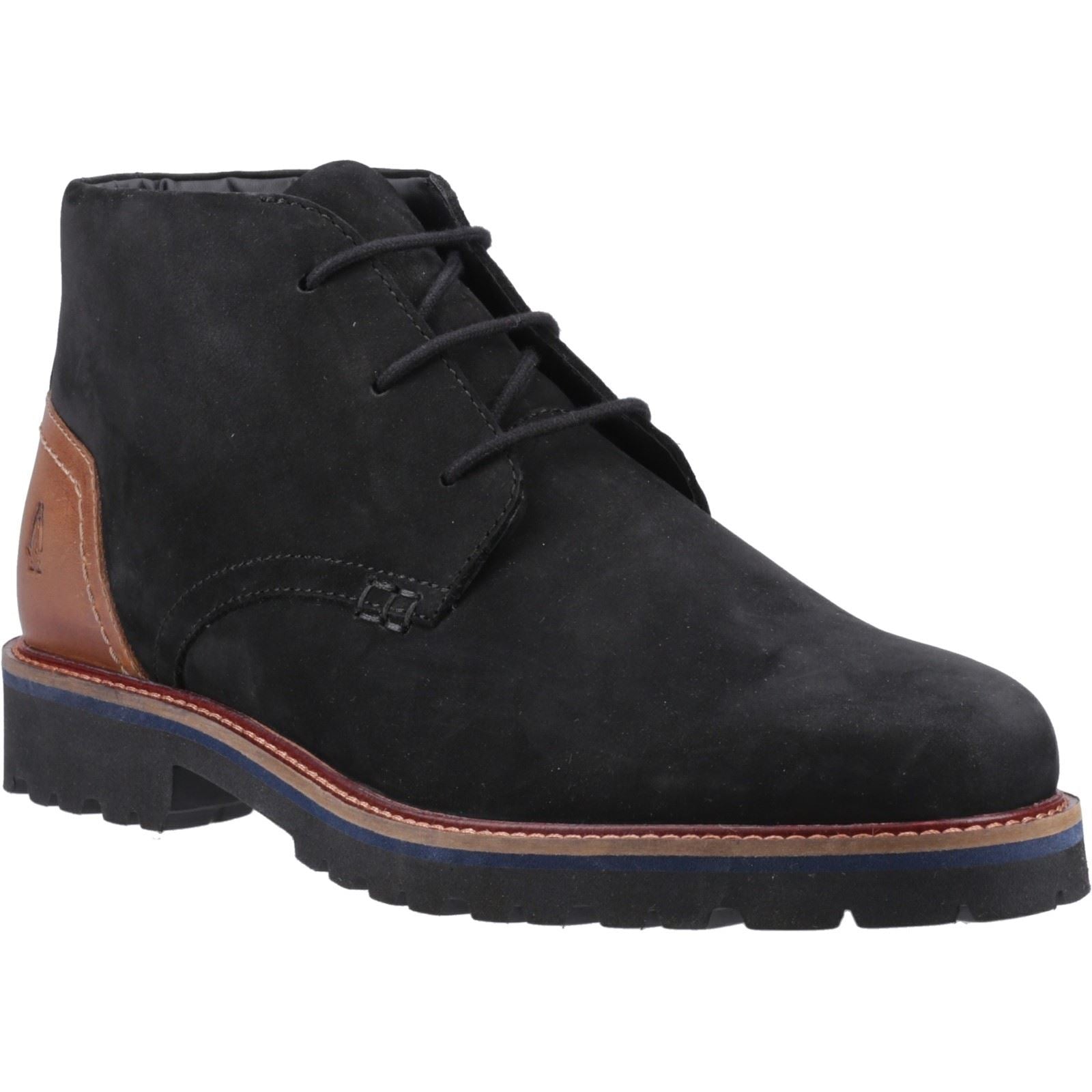 Hush Puppies Moore Bottines Pour Homme En Nubuck Noir