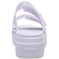 Crocs Brooklyn Buckle Low Wedge Sandales Violettes Pour Femmes