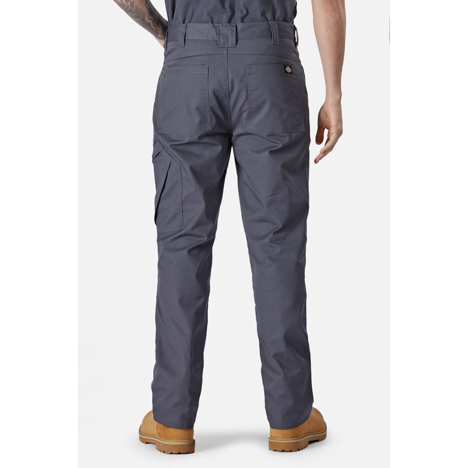 Dickies Action Flex Pantalons D'extérieur Pour Hommes En Polyester Gris