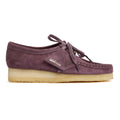 Clarks Originals Wallabee Chaussures Violettes Pour Femmes En Suède
