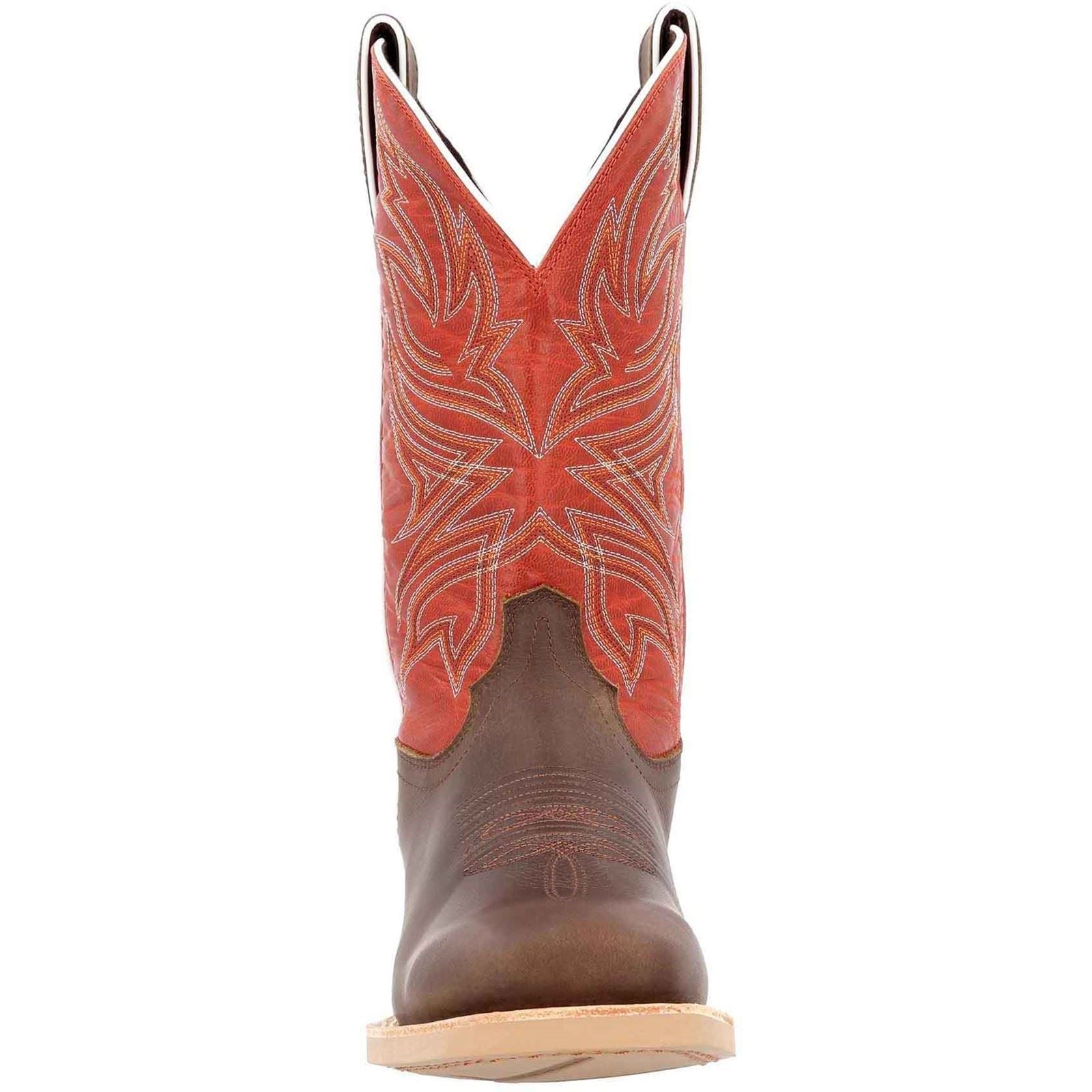 Durango Rebel Pro Bottes En Cuir Pour Hommes Usées Marron/piment Rouge