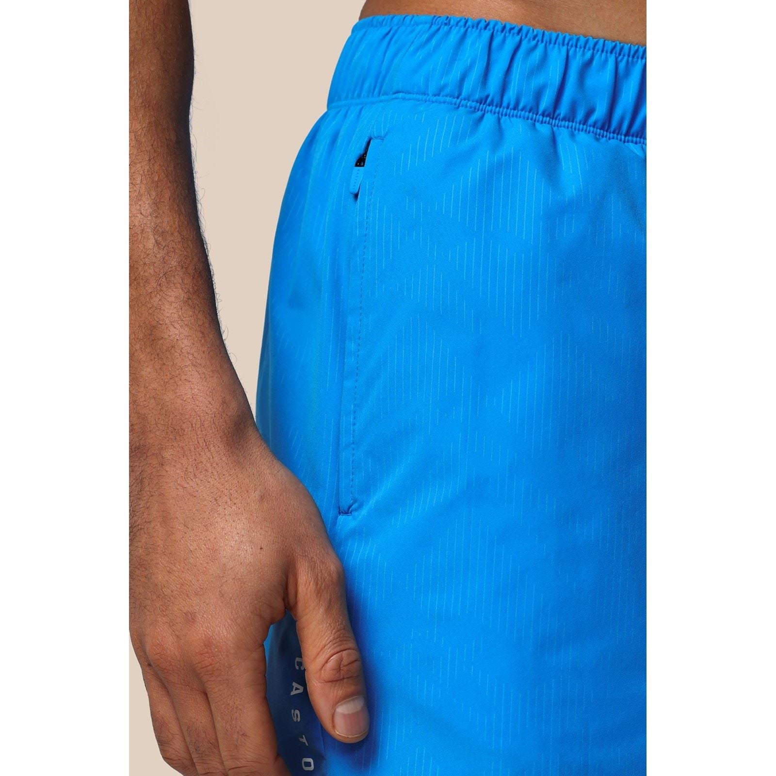 Castore 6" Swim Shorts De Bain Pour Hommes En Polyester Bleus